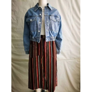 DENIM JACKET、CORDUROY DRESS